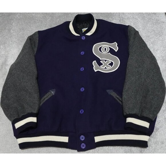 Mitchell & Ness 1936 Chicago White Sox Jacket Mens 3XL Cooperstown Collection
